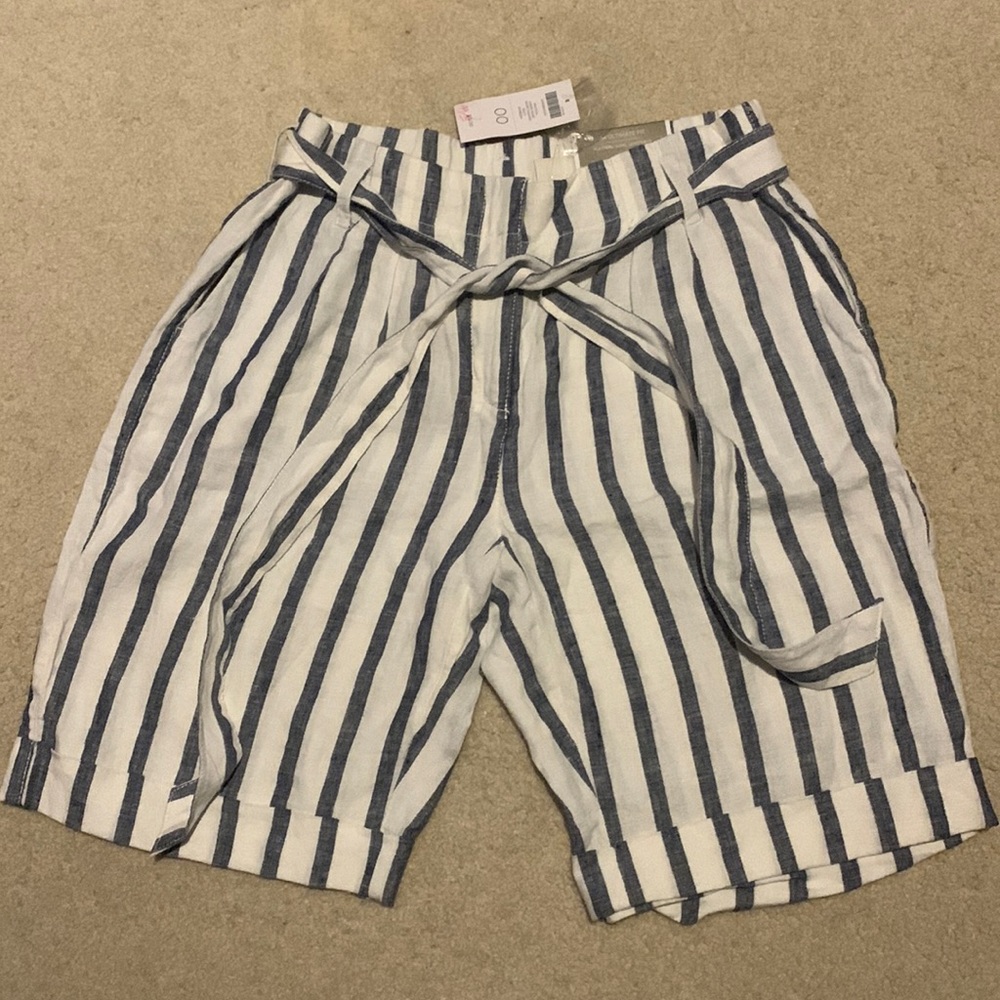 Chicos Nautical Stripe Short Short
